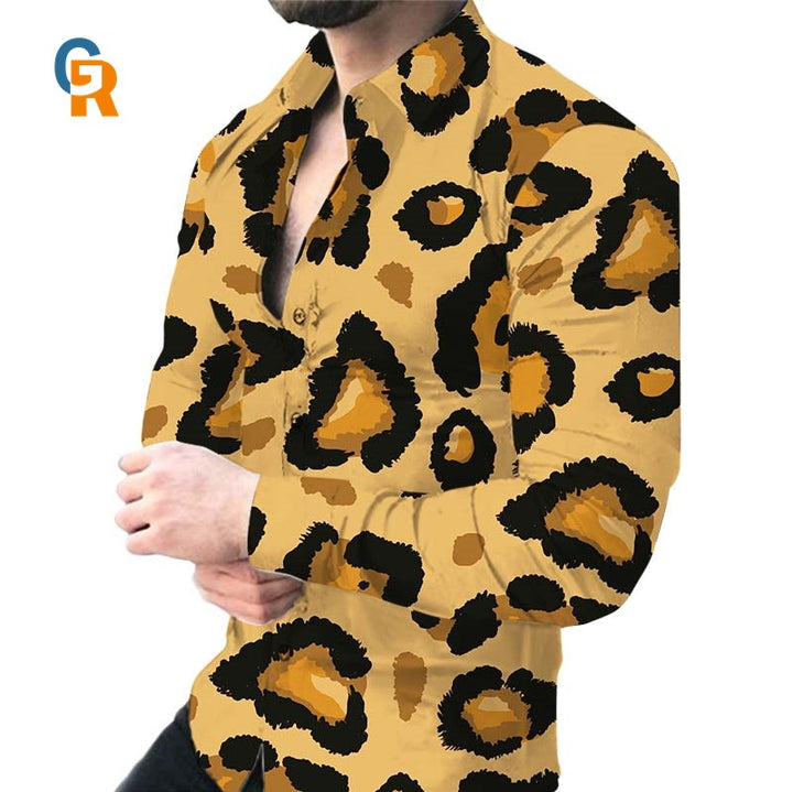Shirt for men with a striking animal pattern Lune London