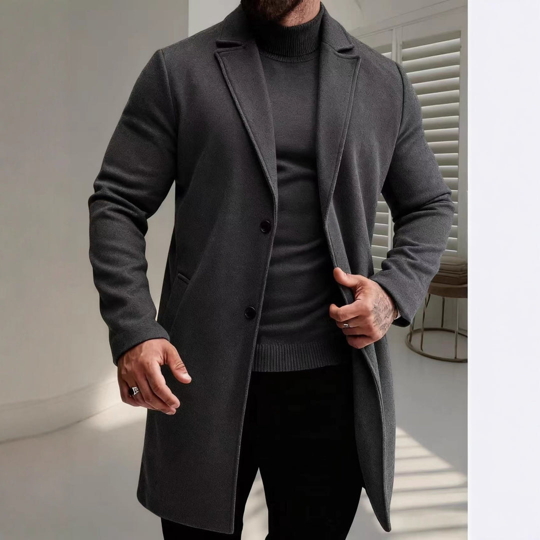 Elegant wool coat for men Lune London