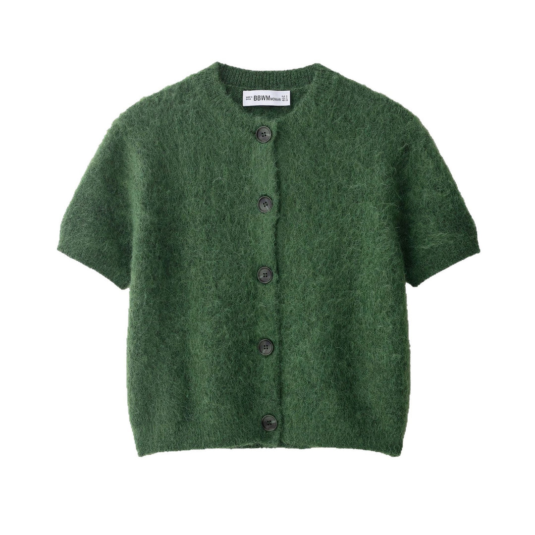 Ladies light short sleeve knitted jacket Lune London