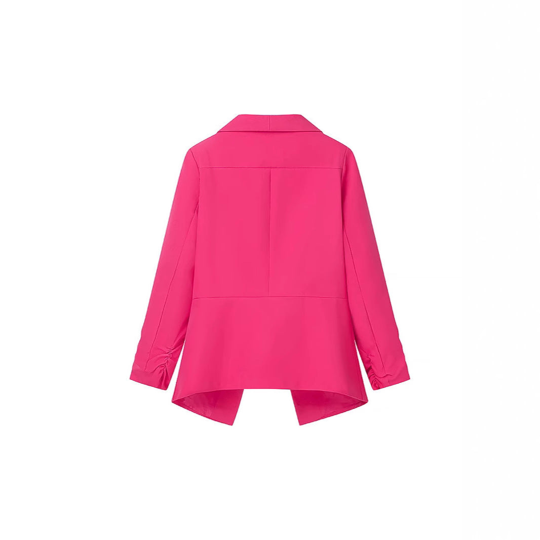 Dames Veste Blazer Élégante avec Coupe Décontractée et Manches Basses Chic & Stil