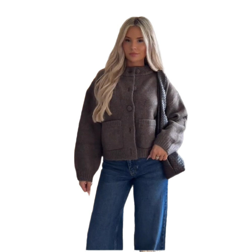 Cardigan Confortable Femme avec Grandes Poches Chic & Stil