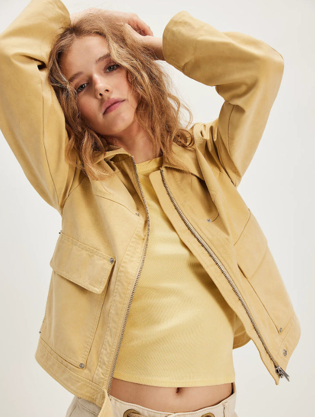 Ladies Lightweight Chic Utility Jacket