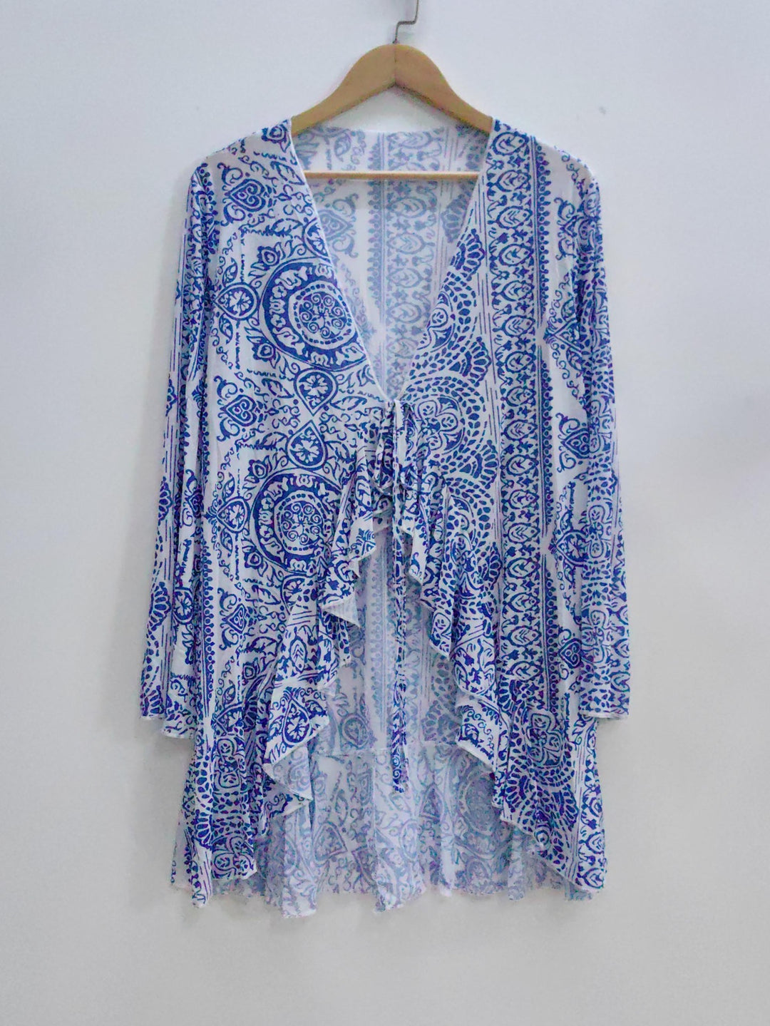 Ladies Bohemian Printed Kimono Cardigan Lune London