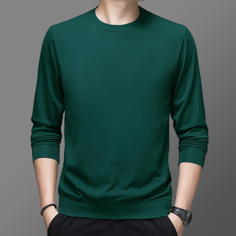 Round pullover for men in high-quality functional material Lune London