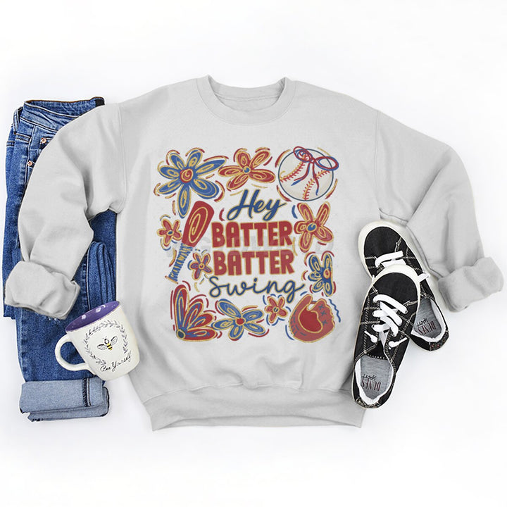 Sweatshirt femme avec motif de baseball créatif et coupe décontractée Chic & Stil