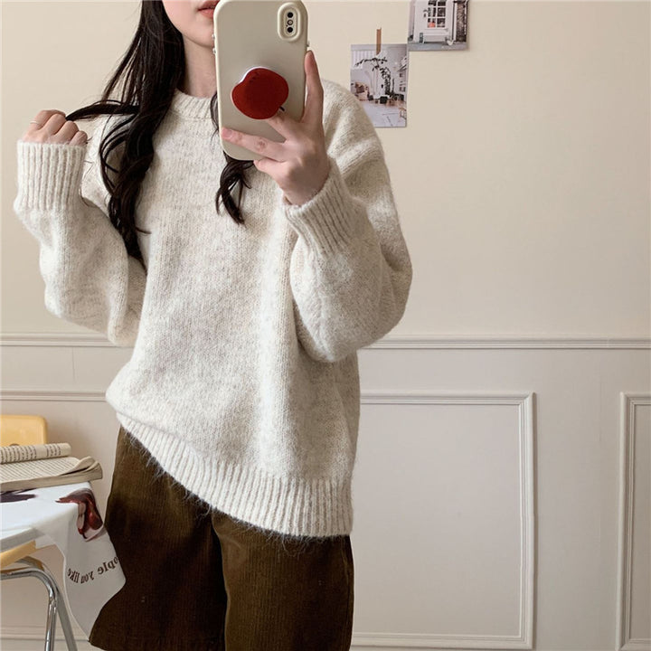 Pull surdimensionné en peluche pour femmes en tricot doux Chic & Stil