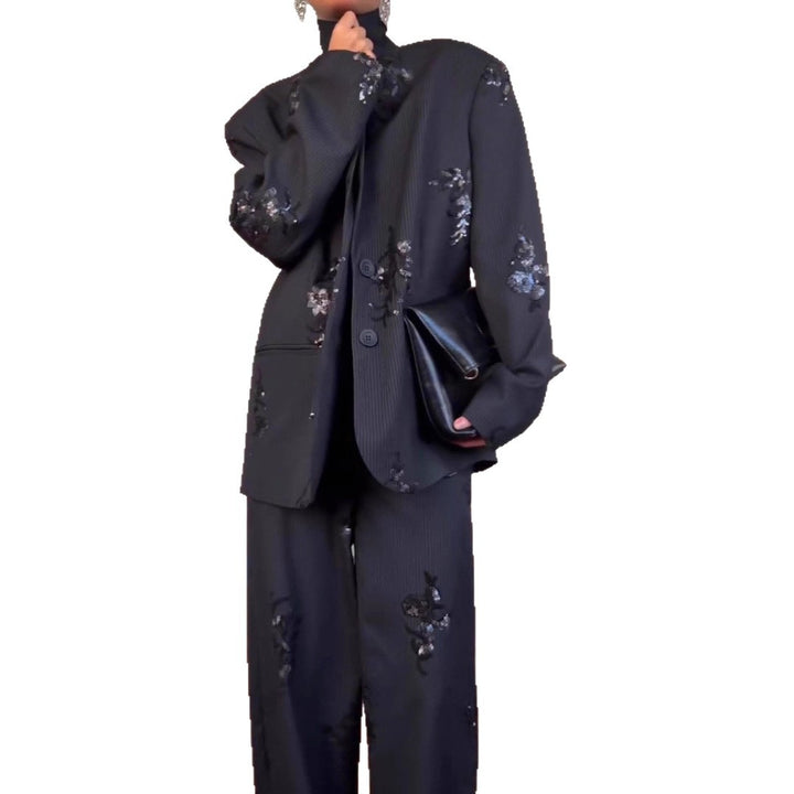 Women's Elegant and Sparkling Blazer Set Chic & Stil