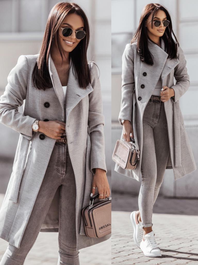 Elegant trench coat for women in high-quality material with adjustable belt and stylish cut Lune London