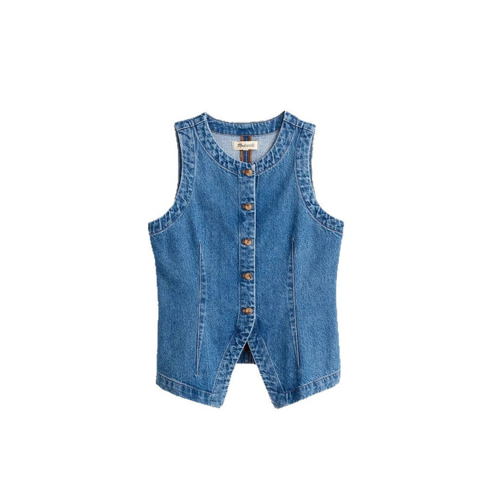 Chic & Stil Women's Denim Vest
