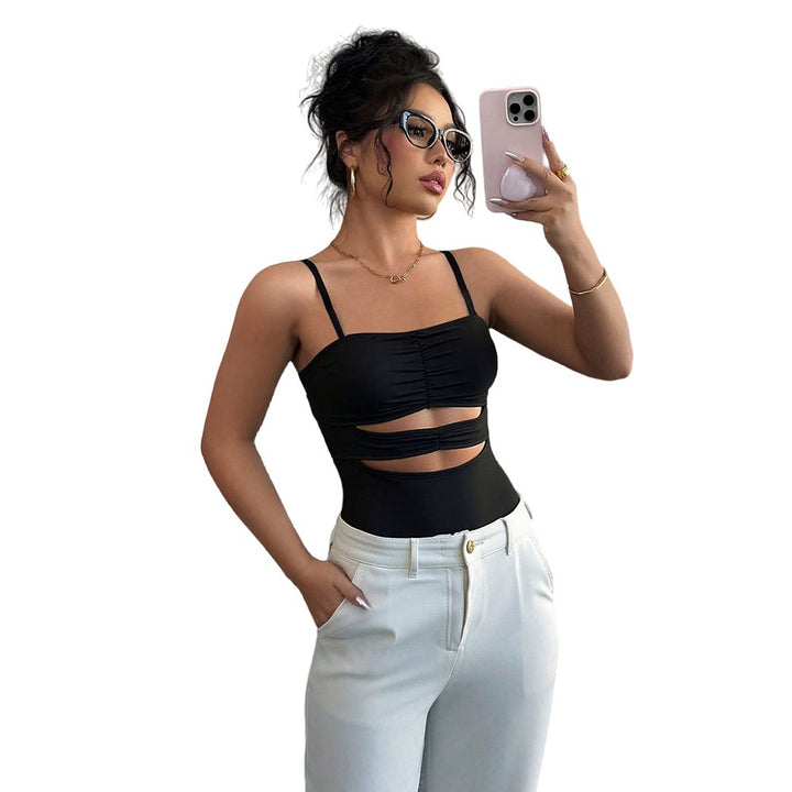 Women Cut-Out Bodysuit Chic & Style