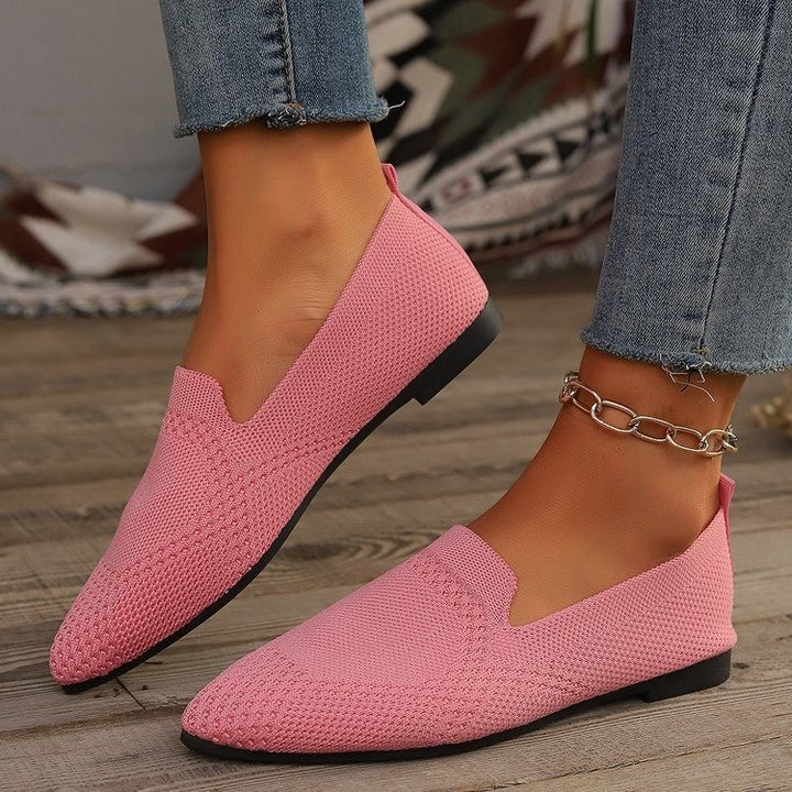 Seamless knitted lace boots Lune London