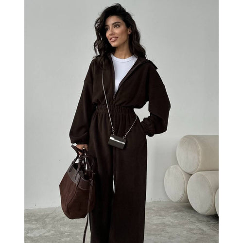 Ladies Chic Plus Size Tracksuit Lune London