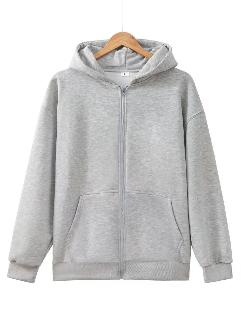 Women's hooded jacket with full zipper and practical pockets Lune London