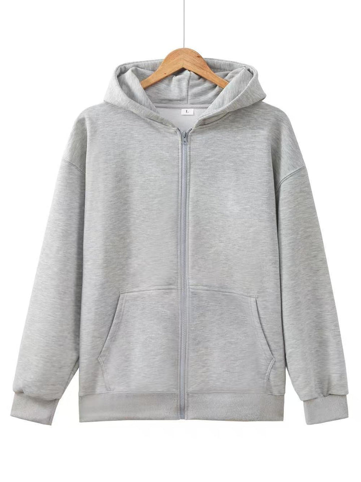 Women's hooded jacket with full zipper and practical pockets Lune London