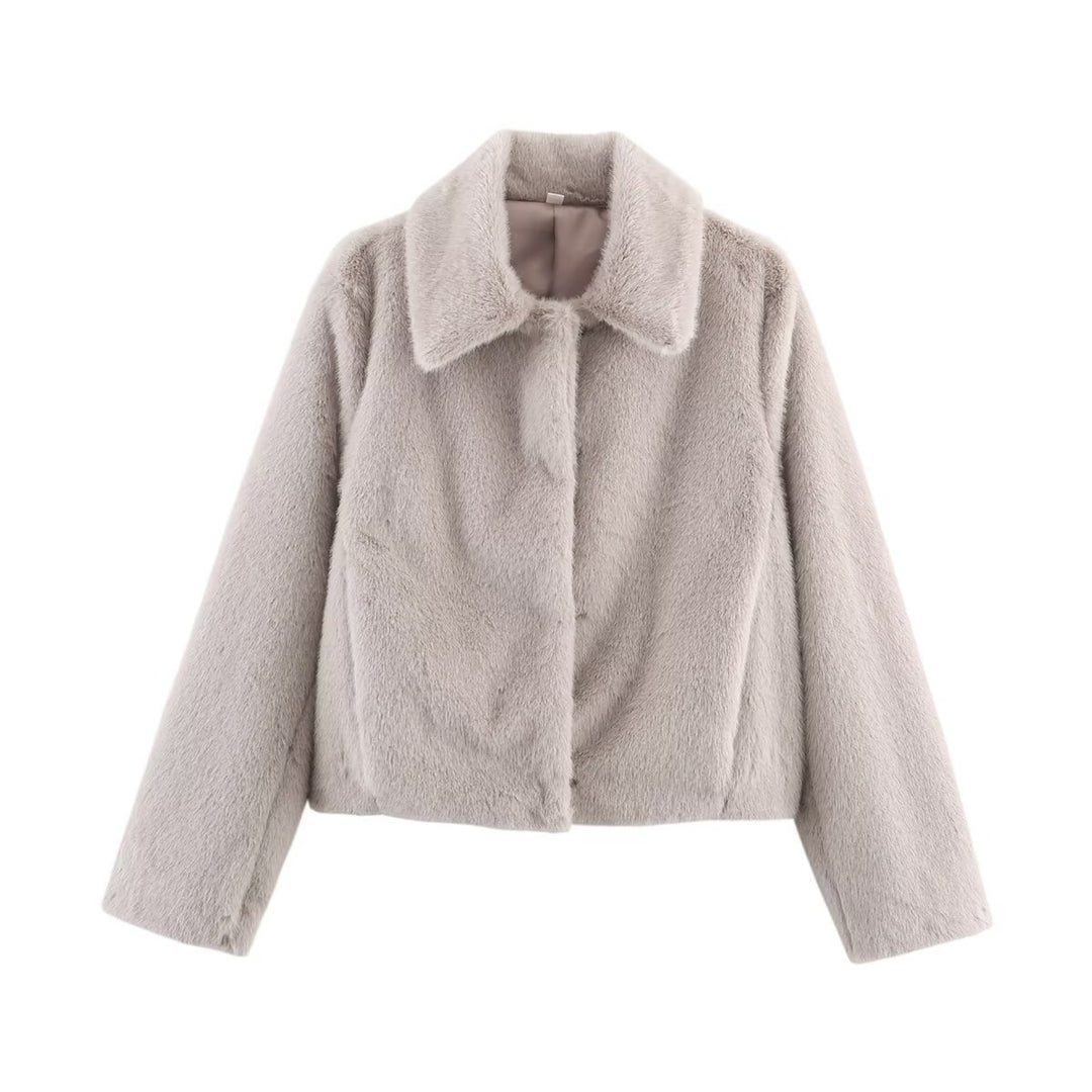 Veste en fausse fourrure confortable pour femmes Chic & Stil