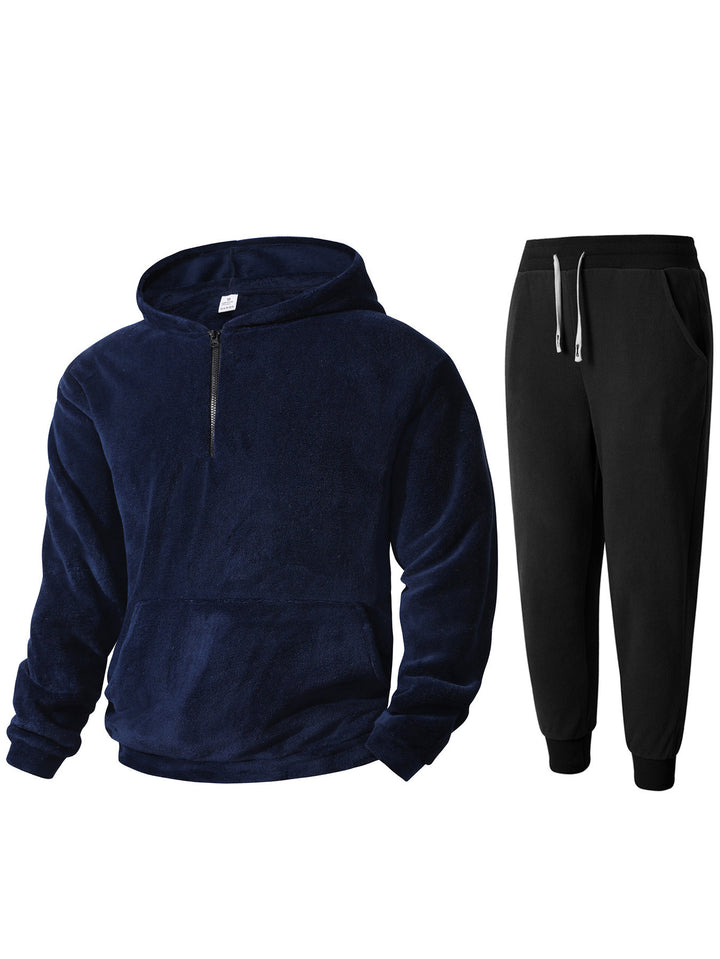 Men's cozy fleece hoodie and jogging pants Lune London