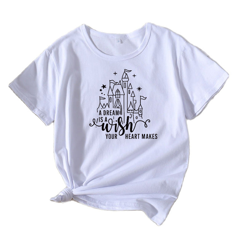 Women Creative Graphic T-Shirt Lune London