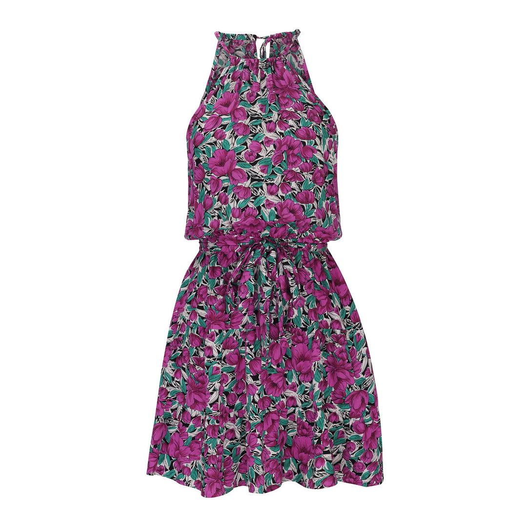 Summer dress for women with an airy cut and floral pattern Lune London