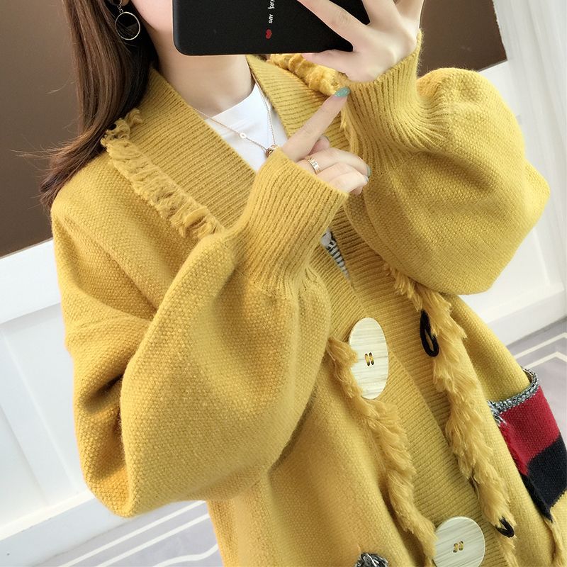 Cardigan décontracté pour femmes avec détails à franges Chic & Stil