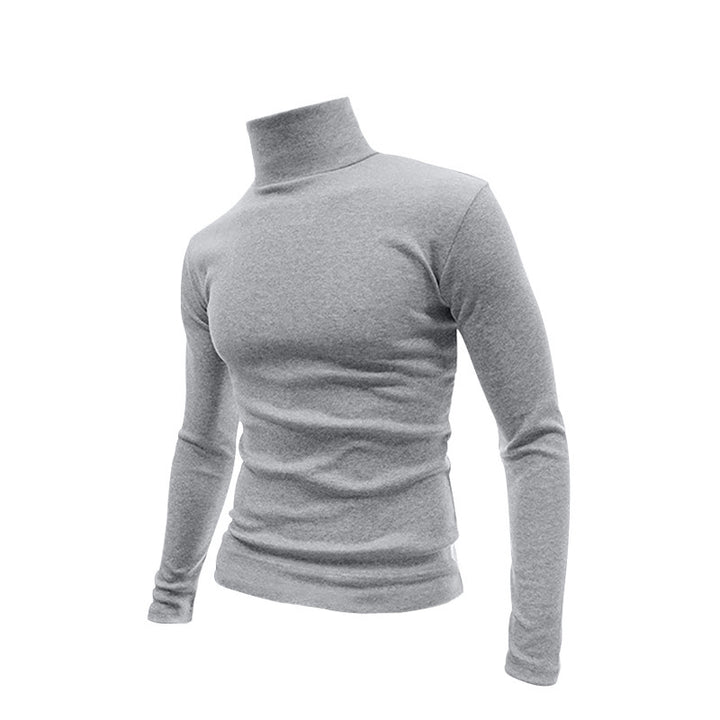 Stylish turtleneck sweater for men in soft and stretchy material Lune London
