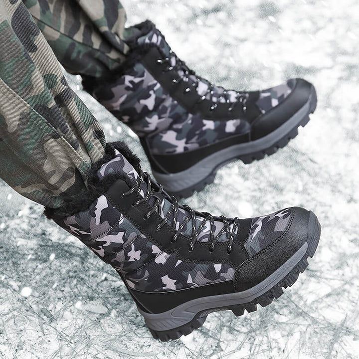 Winter boots for women lined with an insulating inner lining and a non-slip molded sole Lune London