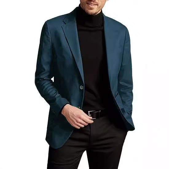 Men's Elegant Blazer with Modern Cut and Practical Pockets Lune London