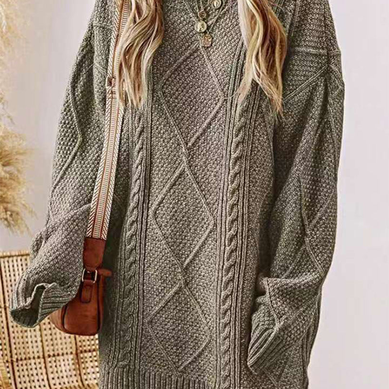Woman Oversized Knit Sweater Lune London