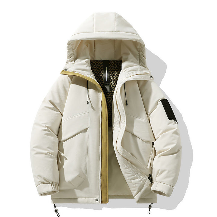 Insulated transitional jacket for men with practical inner lining Lune London
