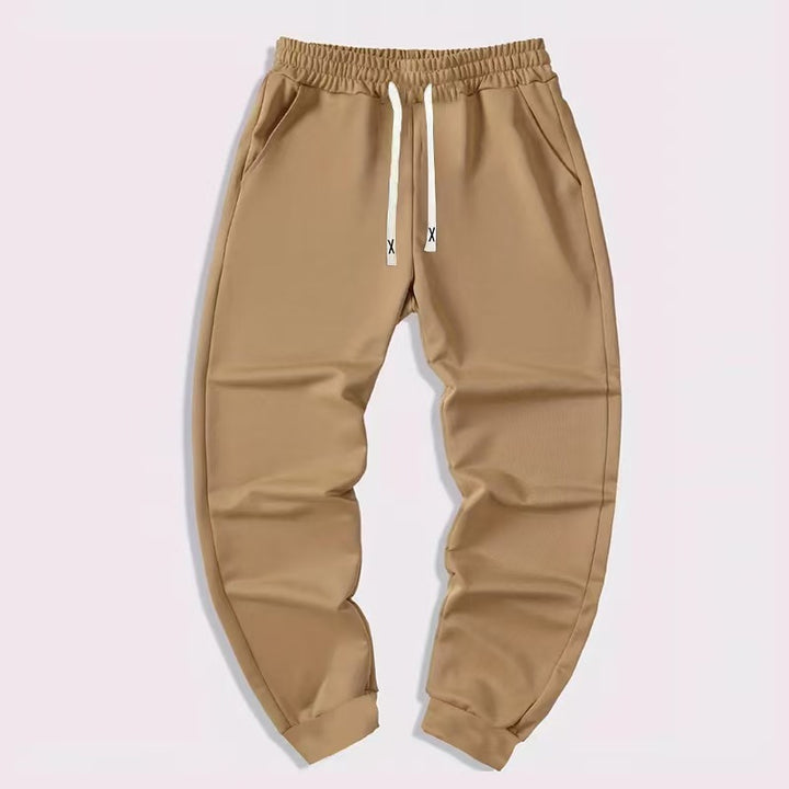 Elastic jogging pants for men with side pockets Lune London