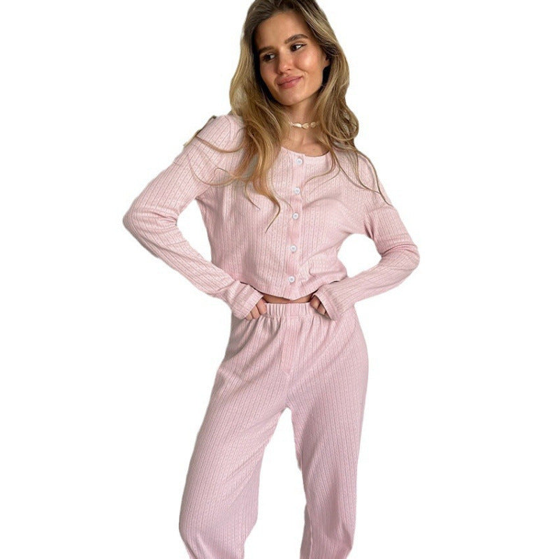 Ladies Comfortable Two-Piece Pajama Set Lune London