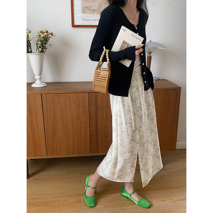 Women's fine cardigan with cable pattern Chic & Stil