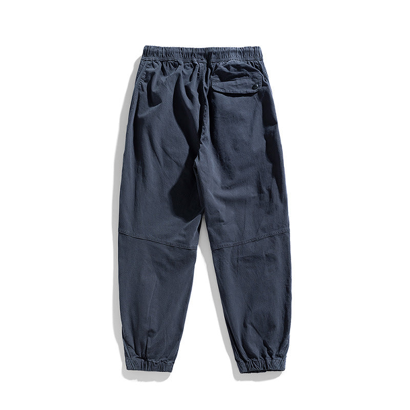 Pantalon de jogging cargo décontracté pour hommes avec taille élastique Lune London