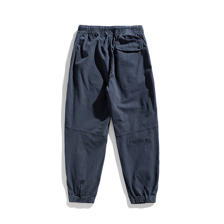 Pantalon de jogging cargo décontracté pour hommes avec taille élastique Lune London