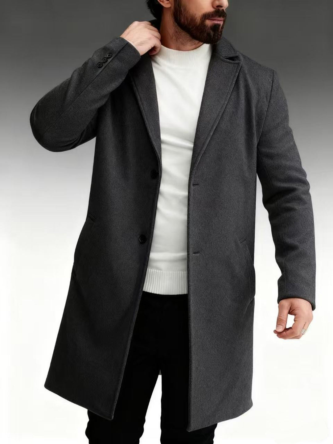 Classic and elegant winter coat for men Lune London