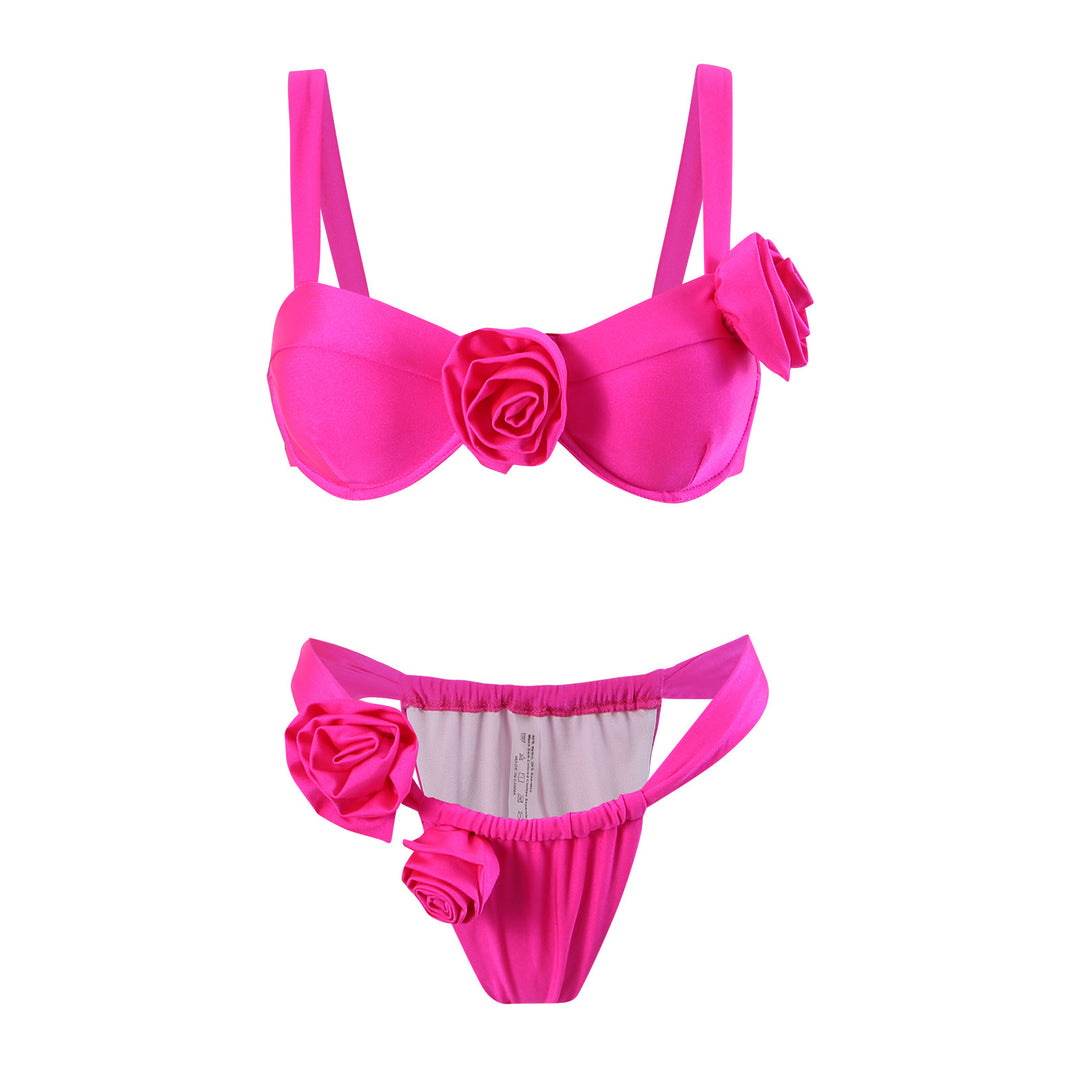 Women's bikini set with refined floral accents Chic and Style
