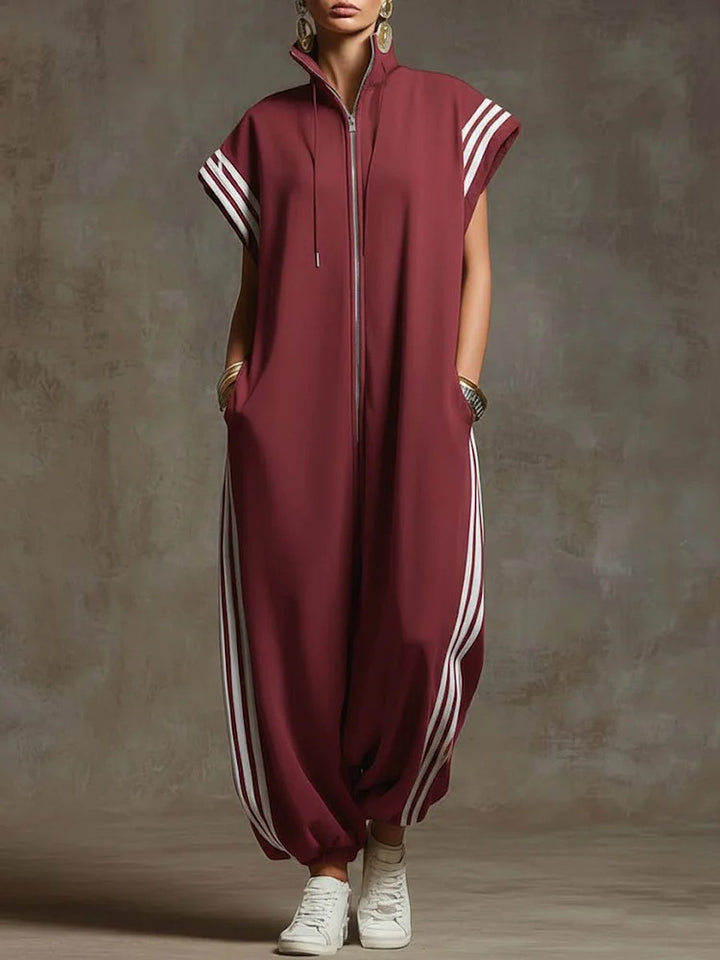 Women Stylish Jumpsuit with Modern Contrasts Lune London