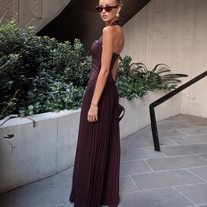 Robe maxi élégante pour femmes avec design de bride chic Chic & Stil