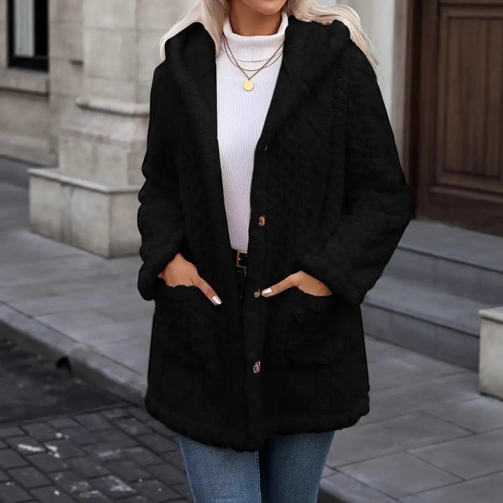 Ladies Cozy Plush Hoodie Lune London
