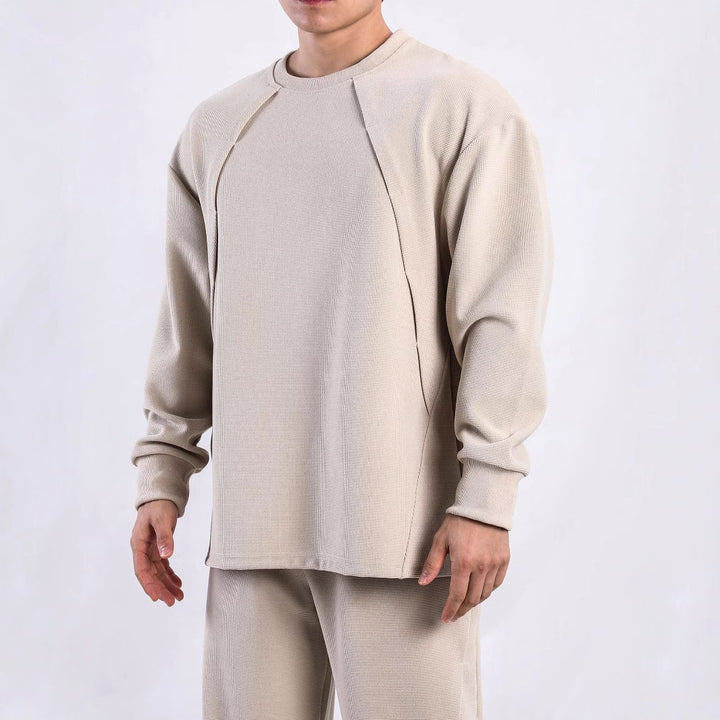 Women's sweatshirt with innovative structure design and casual fit Lune London