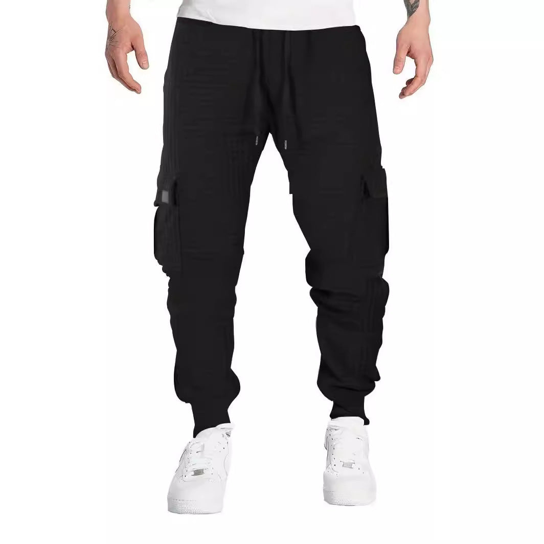 Men's cargo jogging pants with a casual chic design