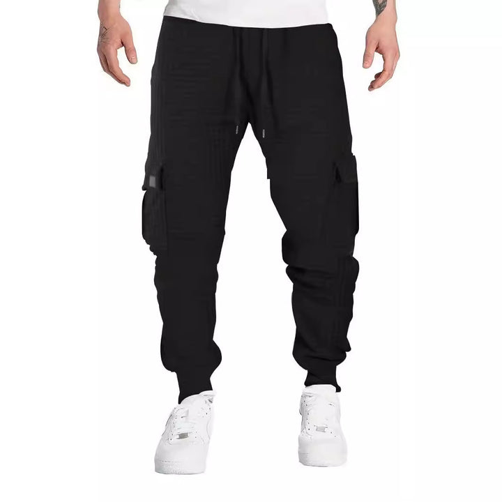 Men's cargo jogging pants with a casual chic design