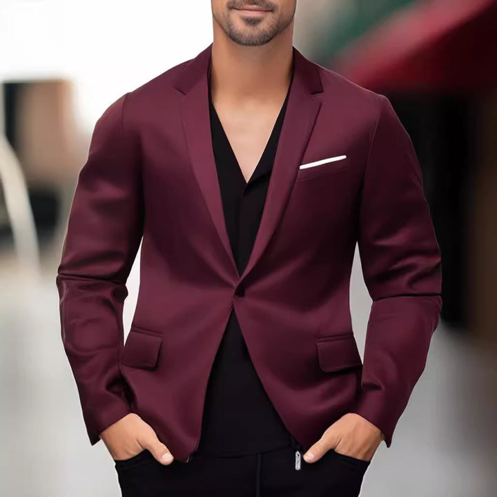 Elegant and stylish blazer for men with contrasting lapels Lune London