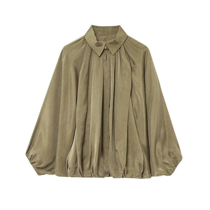 Elegant blouse for women with gathers and relaxed fit Lune London