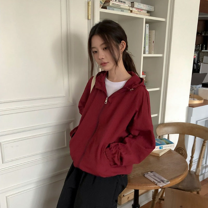 Veste légère d'extérieur pour femmes avec cordon de serrage réglable Chic & Stil