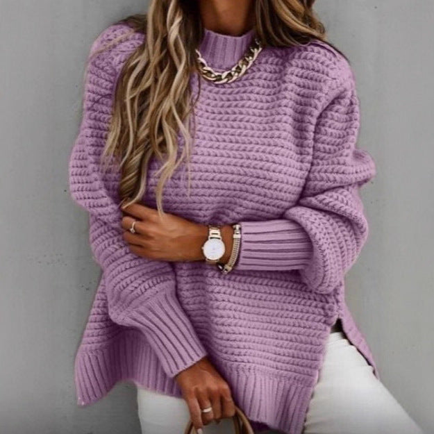 Pull en tricot pour femmes avec un design structuré à la mode Lune London