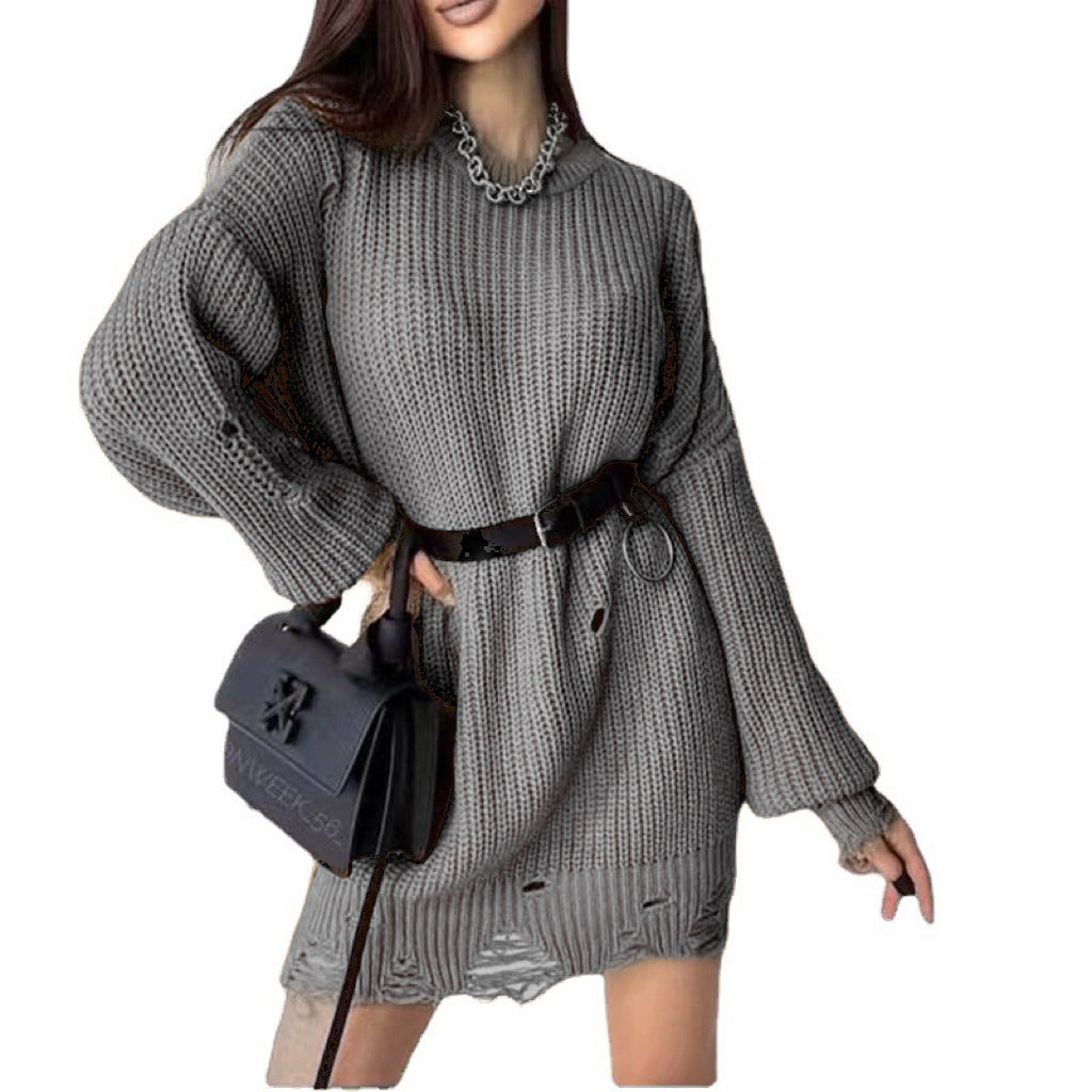 Oversized knit dress for women Lune London