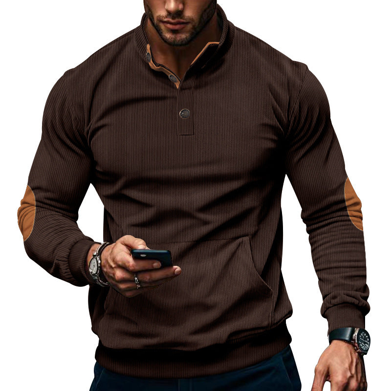 Long-sleeved t-shirt for men with a structured design and modern details Lune London