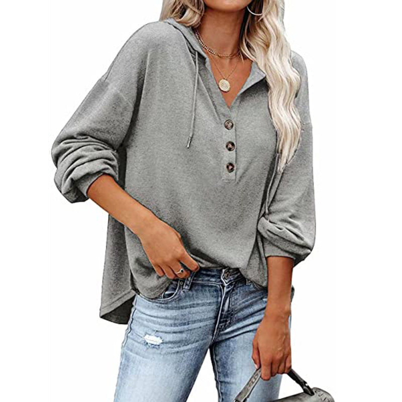 Lune London Women's Casual Hooded T-shirt