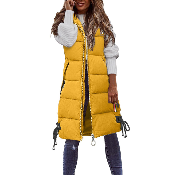 Lune London | Women’s Fashion Quilted Vest with Practical Pockets and Adjustable Elastic Band