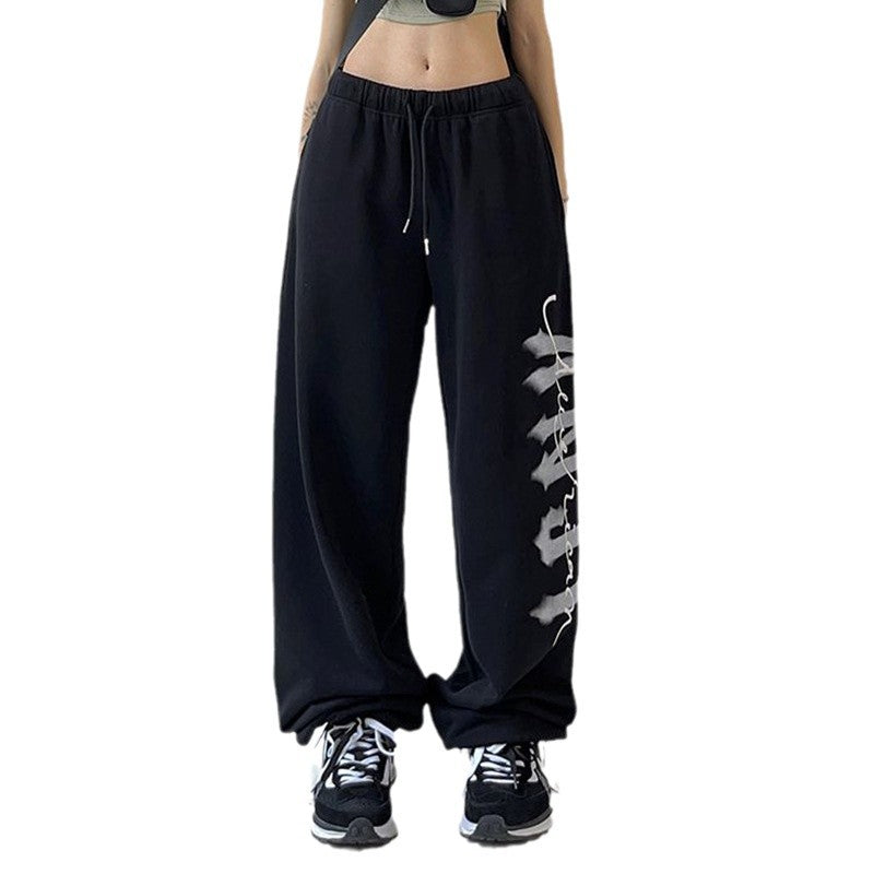 Women's Casual Leisure Pants with Fashionable Print Chic & Stil